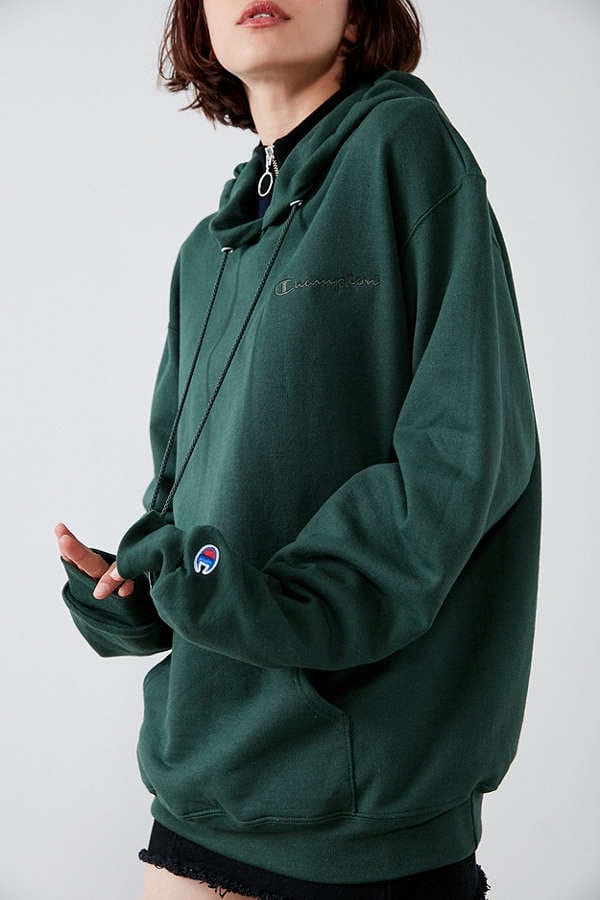 green champion hoodie urban outfitters