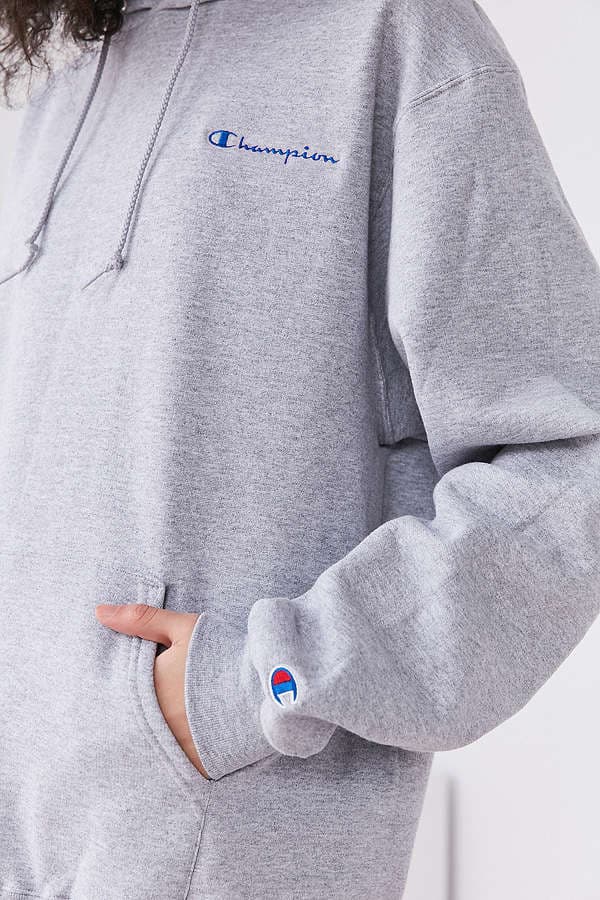 Champion Urban Outfitters Mini Logo Hoodie Blue Green Burgundy Grey