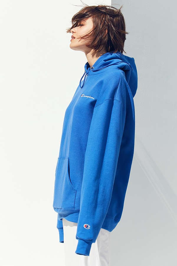 Champion Urban Outfitters Mini Logo Hoodie Blue Green Burgundy Grey