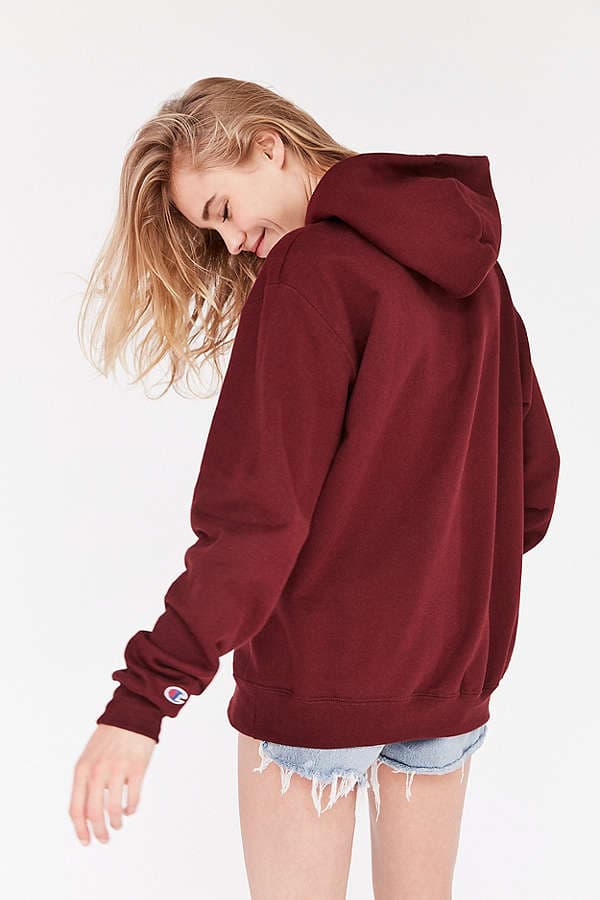 Champion Urban Outfitters Mini Logo Hoodie Blue Green Burgundy Grey