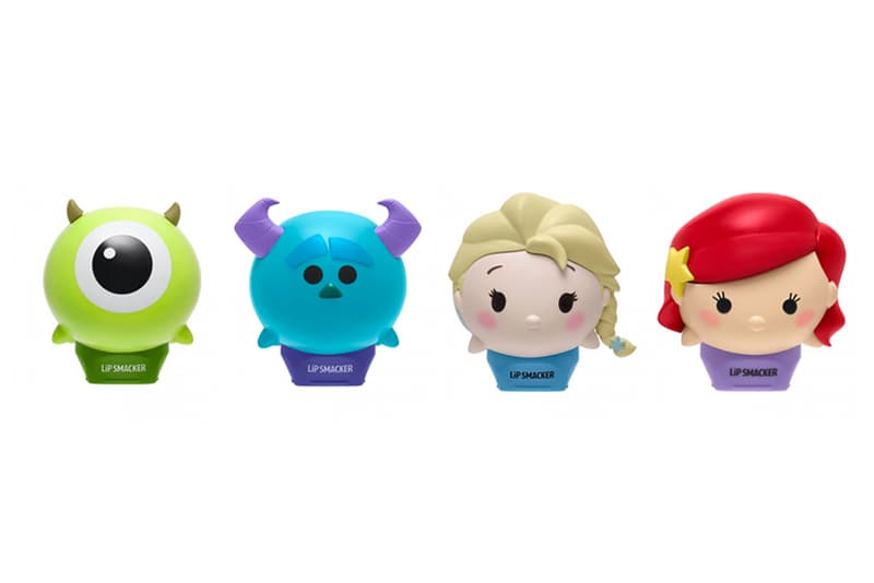 Disney Lip Smacker Tsum Tsum Lip Balms Monsters Inc Mike Sulley Ariel Frozen Elsa