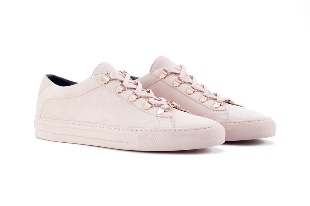 JonBoy Koio Collective Sneaker Gavia Collaboration Pink Suede Blue Black