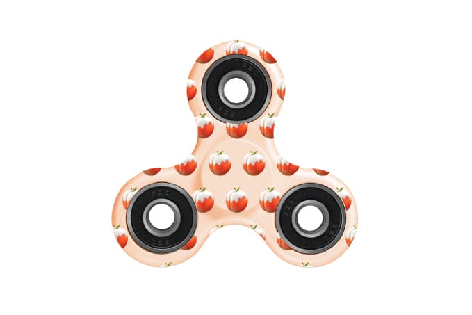 Kim Kardashian Peach Fidget Spinner