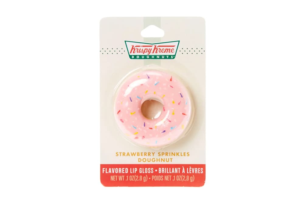 krispy kreme lip balm donut doughnut strawberry chocolate cruller glazed cake