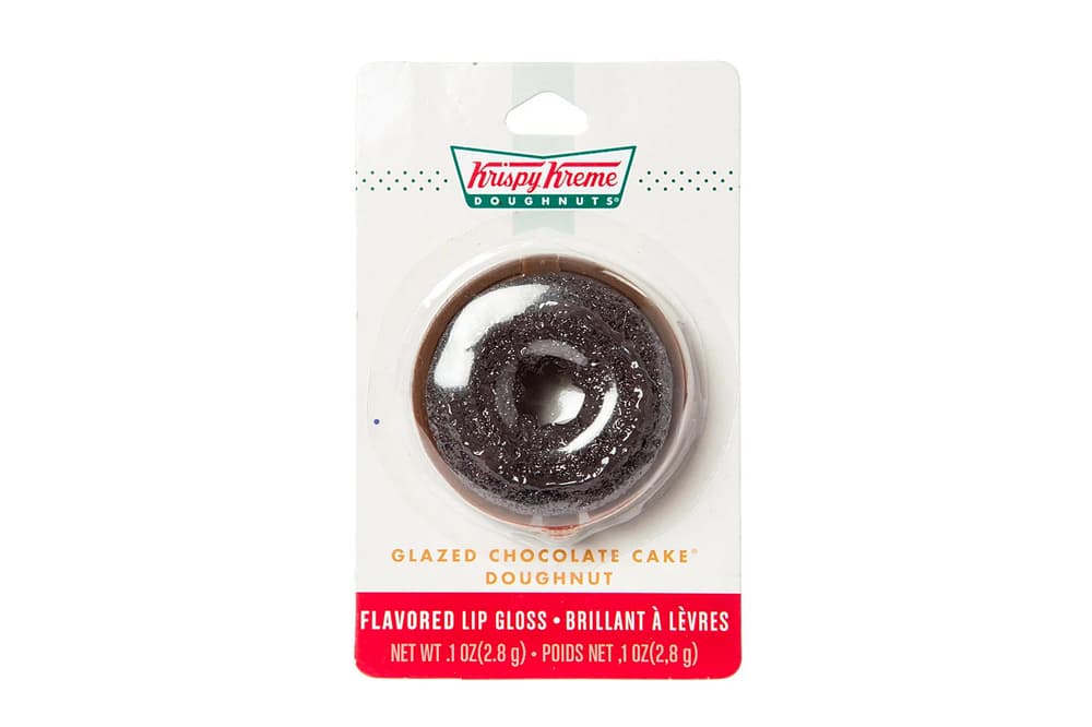 krispy kreme lip balm donut doughnut strawberry chocolate cruller glazed cake