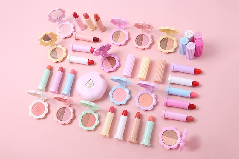 LOVE 3CE Pastel Makeup Collection Korean K-Beauty Lipstick Eyeshadow