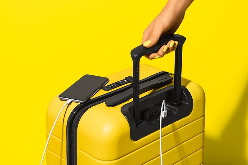 yellow away luggage