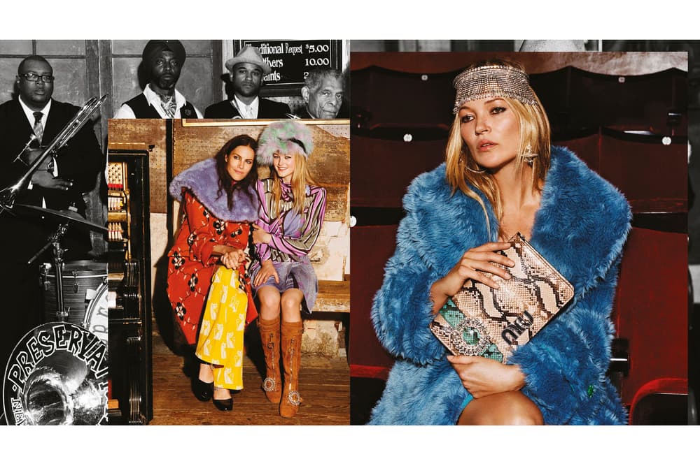 Miu Miu 2017 fall winter campaign adwoa aboah kate moss naomie harris