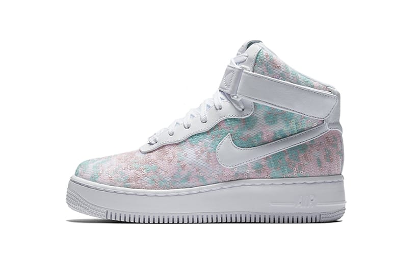 pink sparkly air force 1