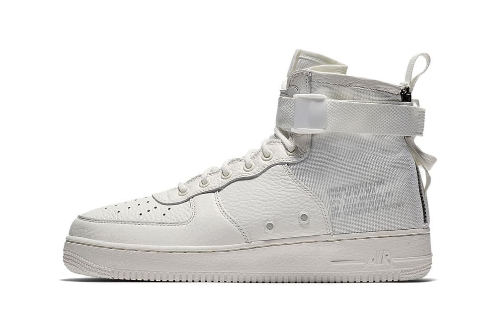 Nike S Sf Af1 Mid Arrives In Triple Ivory Hypebae Nike S Sf Af1 Mid Arrives In Triple Ivory Hypebae