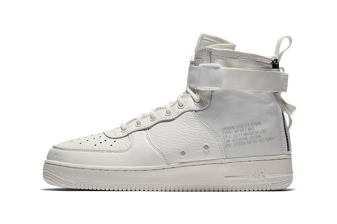 Nike S Sf Af1 Mid Arrives In Triple Ivory Hypebae Nike S Sf Af1 Mid Arrives In Triple Ivory Hypebae