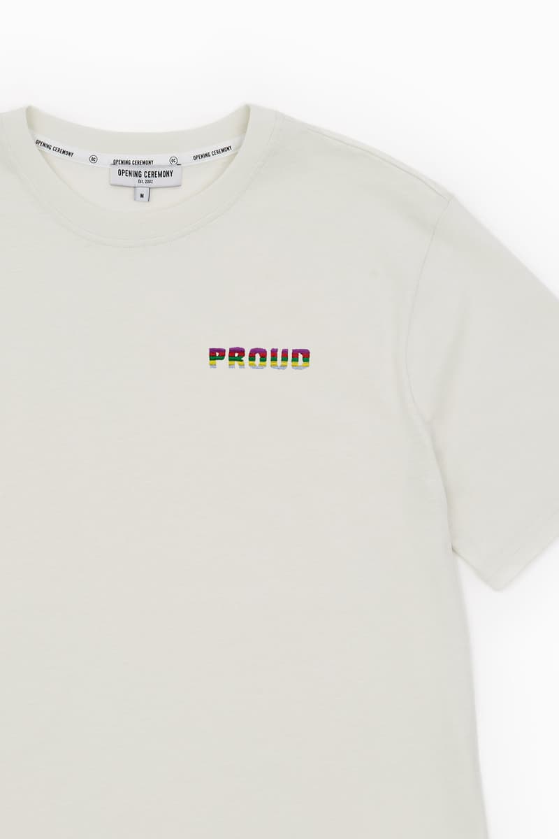 Opening Ceremony Pride Month T-Shirts Embroidery LGBT LGBTQ