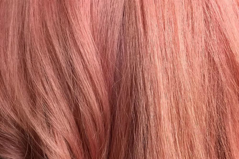 Pink Champagne Hair Color
