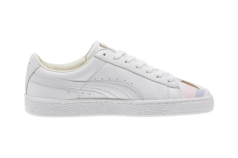 PUMA Basket Classic Geo Camo White Whisper Pastel