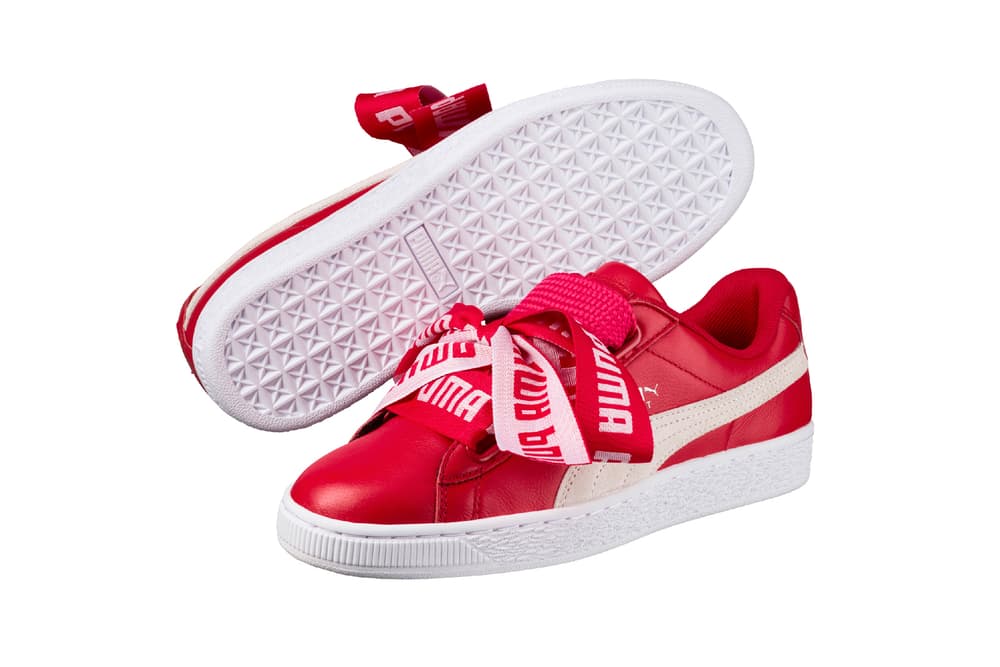 PUMA Basket Heart DE Red Cara Delevingne