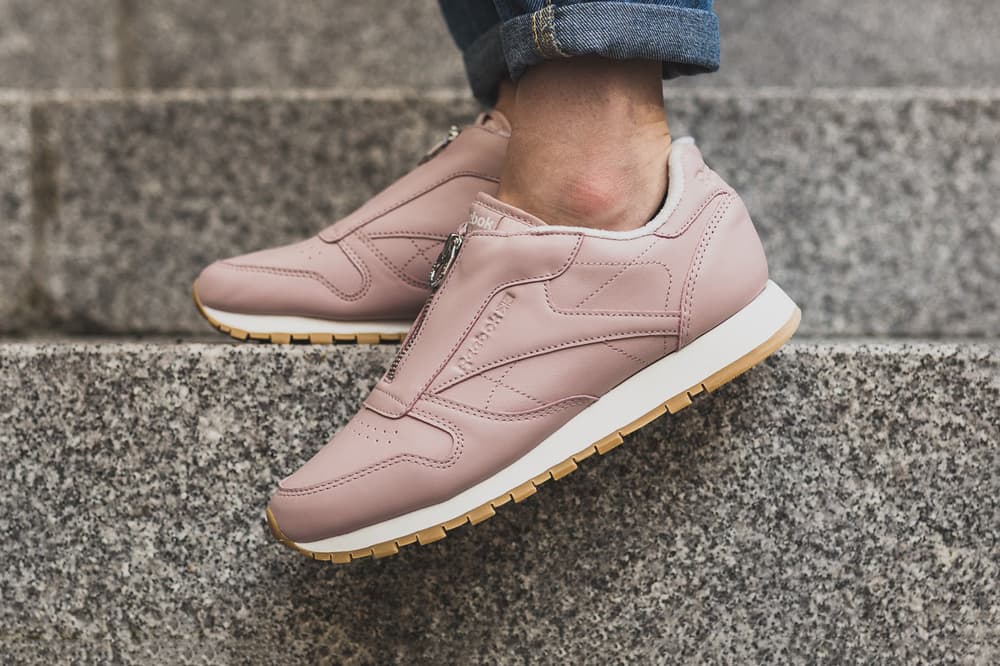 Reebok Classic Leather Zip Shell Pink