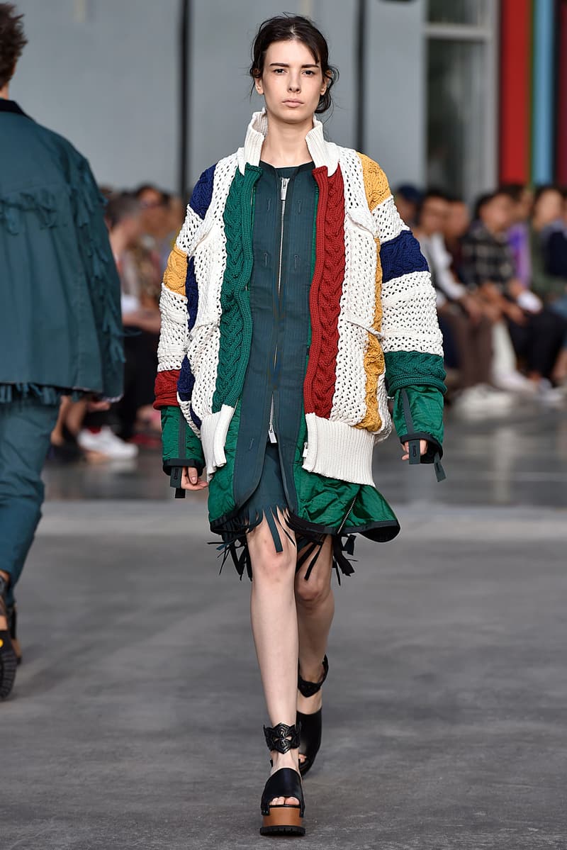 sacai chitose abe 2018 pre spring collection runway paris fashion week mens