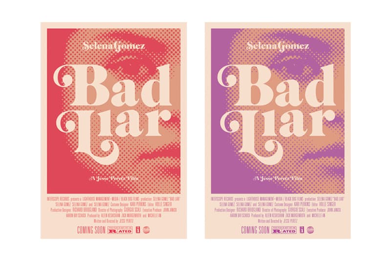 Selena Gomez Bad Liar Fan Merch T-shirt Stickers