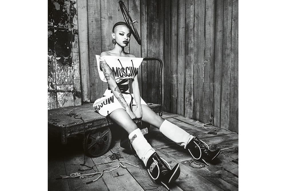Slick Woods Moschino Jeremy Scott 2017 Fall Winter Campaign