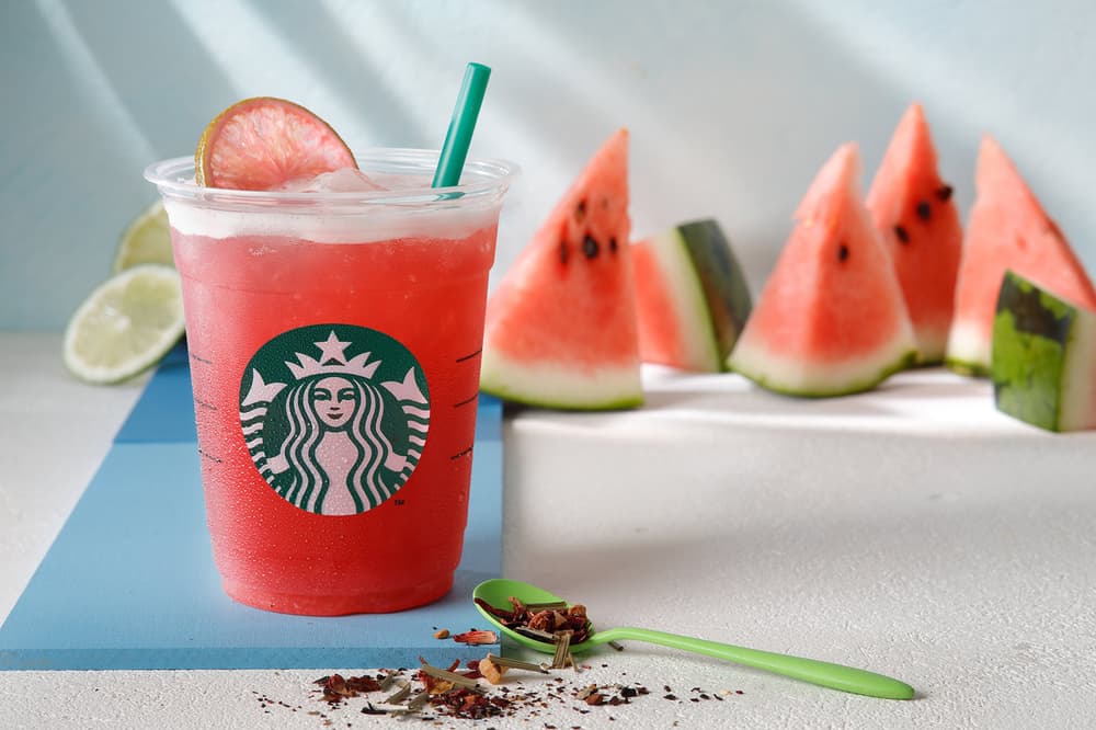 Starbucks Shaken Watermelon and Passion Tea