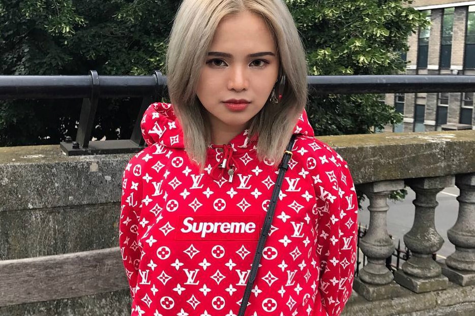 LOUIS VUITTON X SUPREME, BOX LOGO HOODIE, 2017, Hip Hop