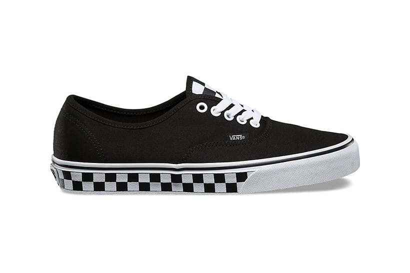 vans with checkered sole