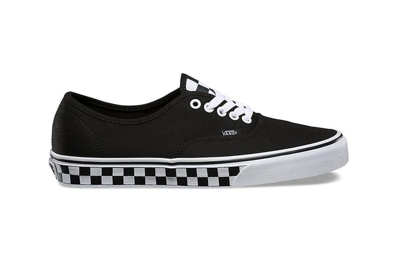 vans white and black checkered