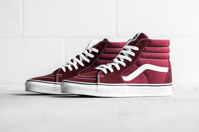 vans sk8 maroon