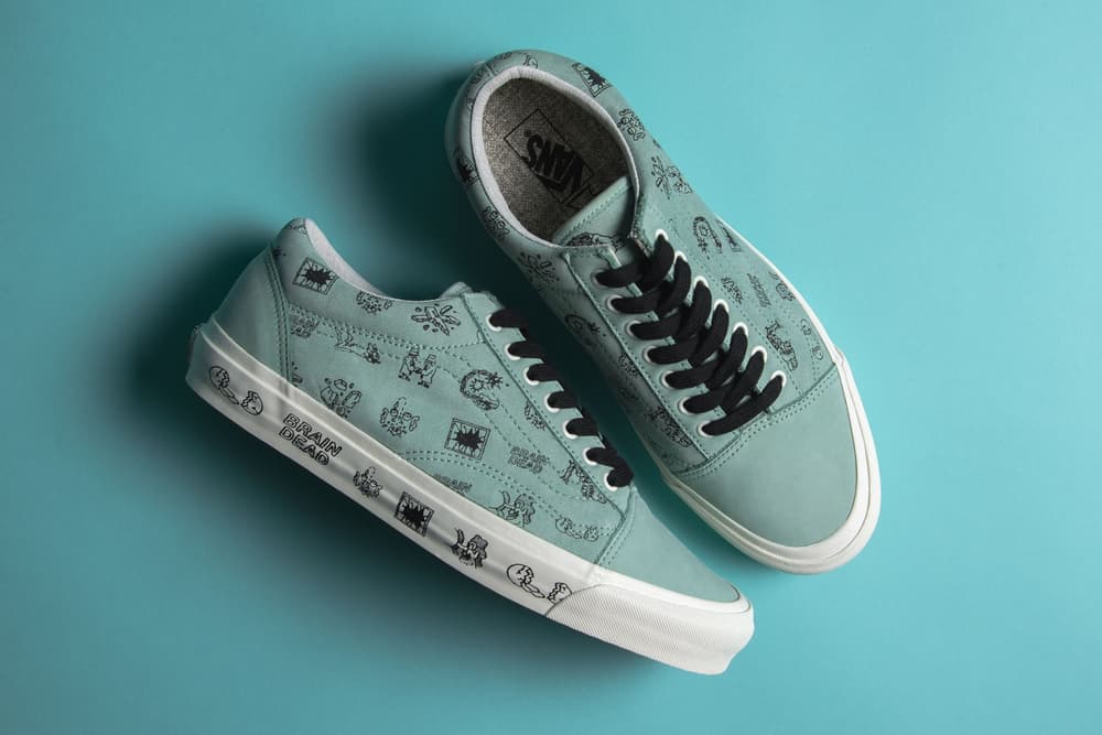 Vault by Vans collaboration Brain Dead Kyle NG sneakers old skool era slip on