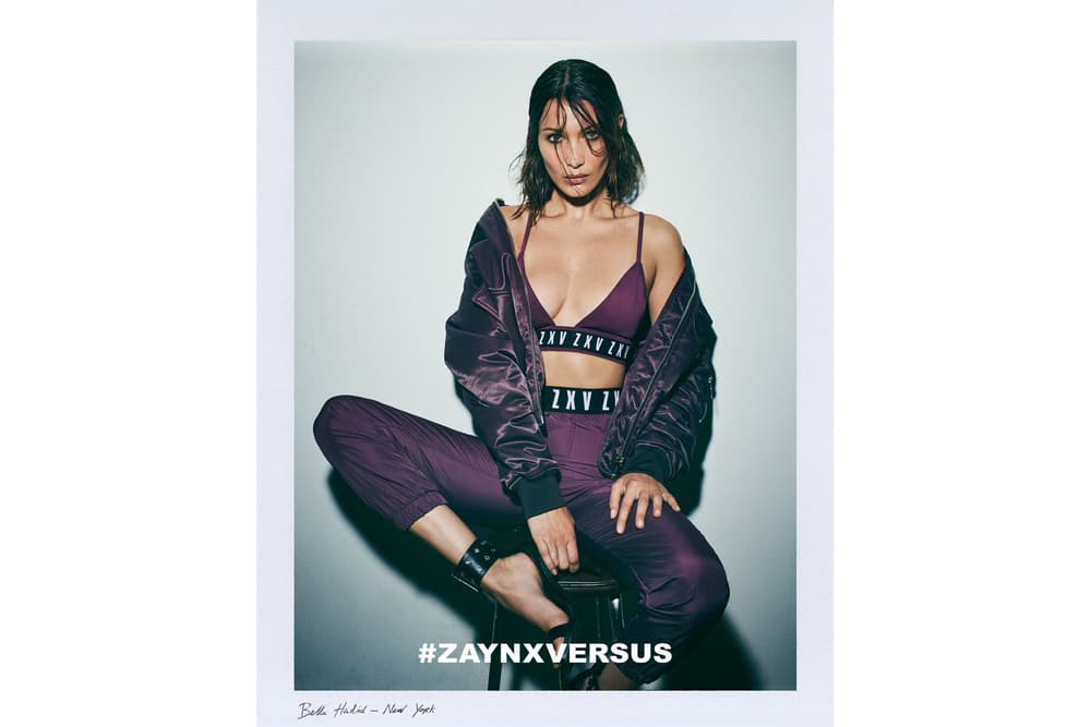 Zayn Malik Versus Versace Campaign Bella Hadid 2017 June