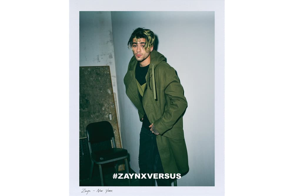 Zayn Malik Versus Versace Campaign Bella Hadid 2017 June