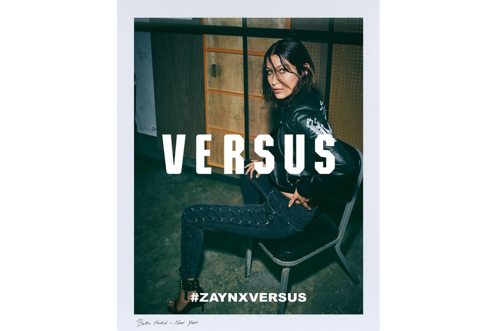 Zayn Malik Versus Versace Campaign Bella Hadid 2017 June