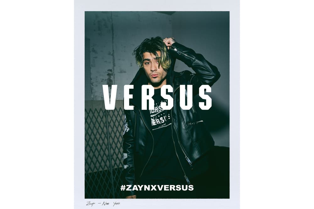 Zayn Malik Versus Versace Campaign Bella Hadid 2017 June