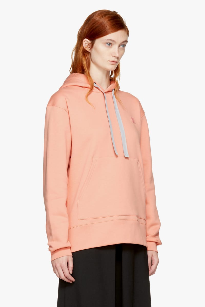 acne peach hoodie