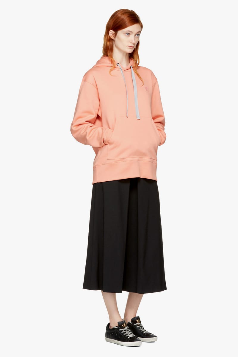 acne peach hoodie