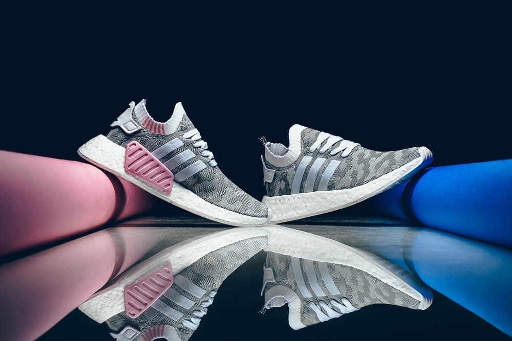 adidas Originals NMD R2 Grey Wonder Pink White