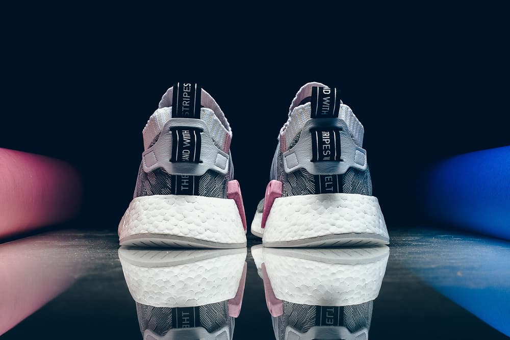 adidas Originals NMD R2 Grey Wonder Pink White