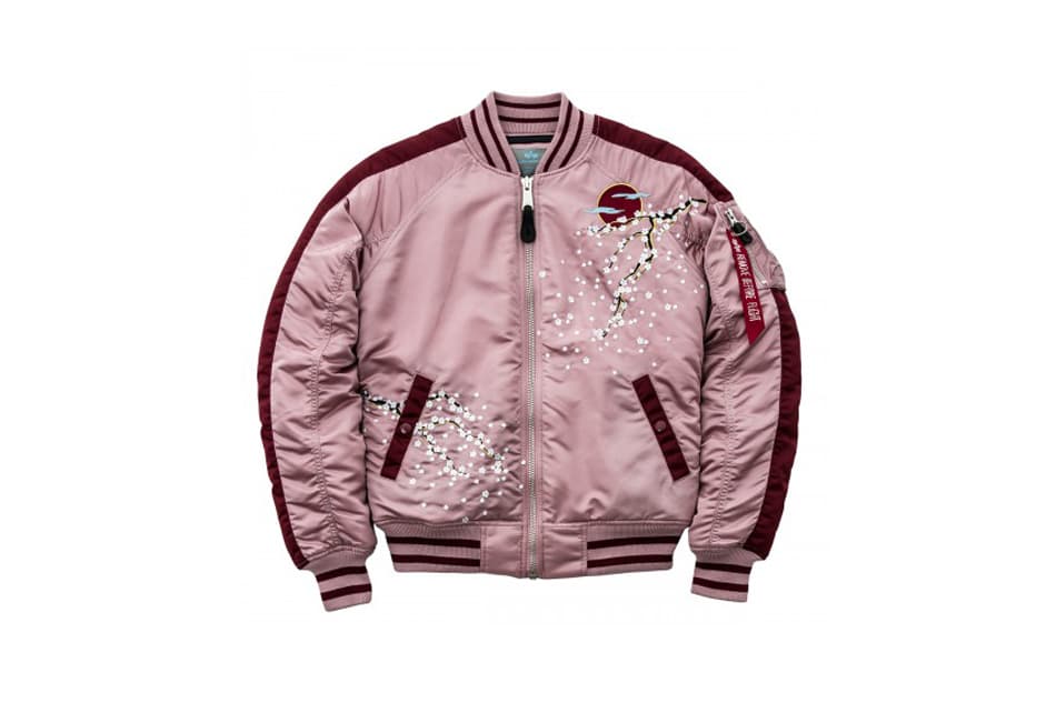 Alpha Industries MA-1 Souvenier Silver Pink