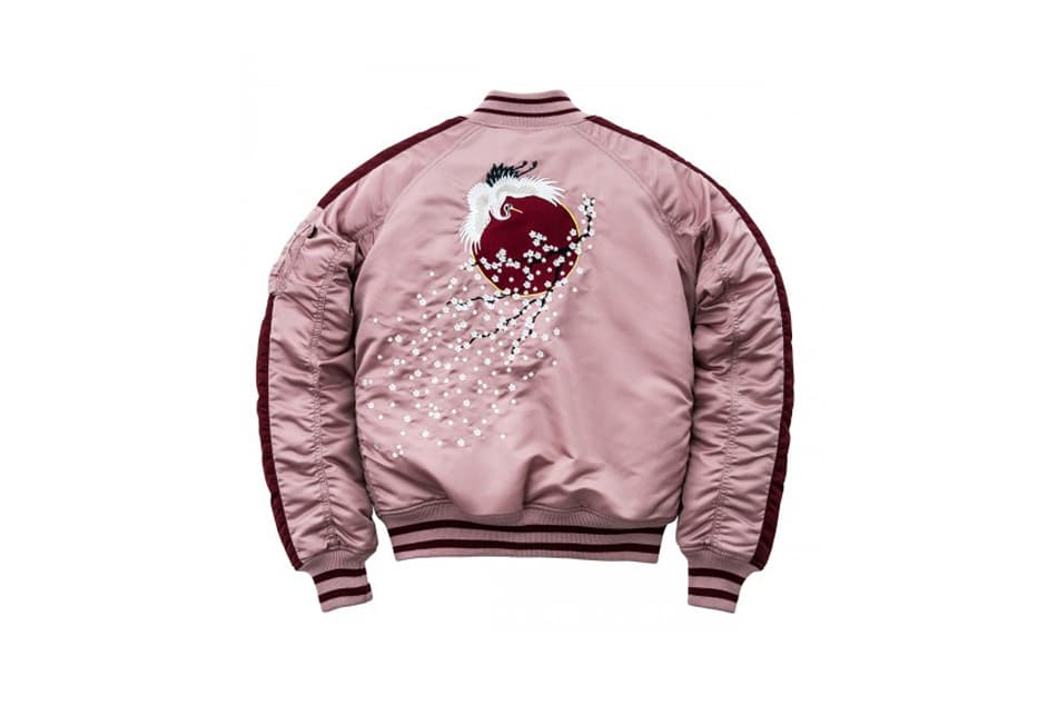 Alpha Industries MA-1 Souvenier Silver Pink