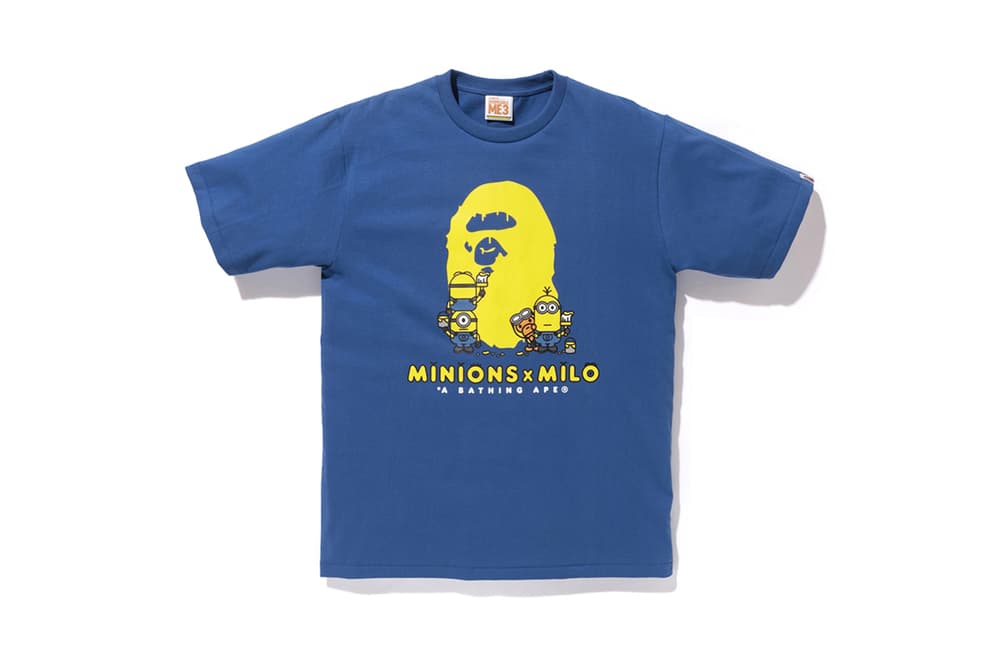 Minions BAPE Baby Milo 2017 Collaboration Despicable Me 3 Bathing Ape Apparel Accessories