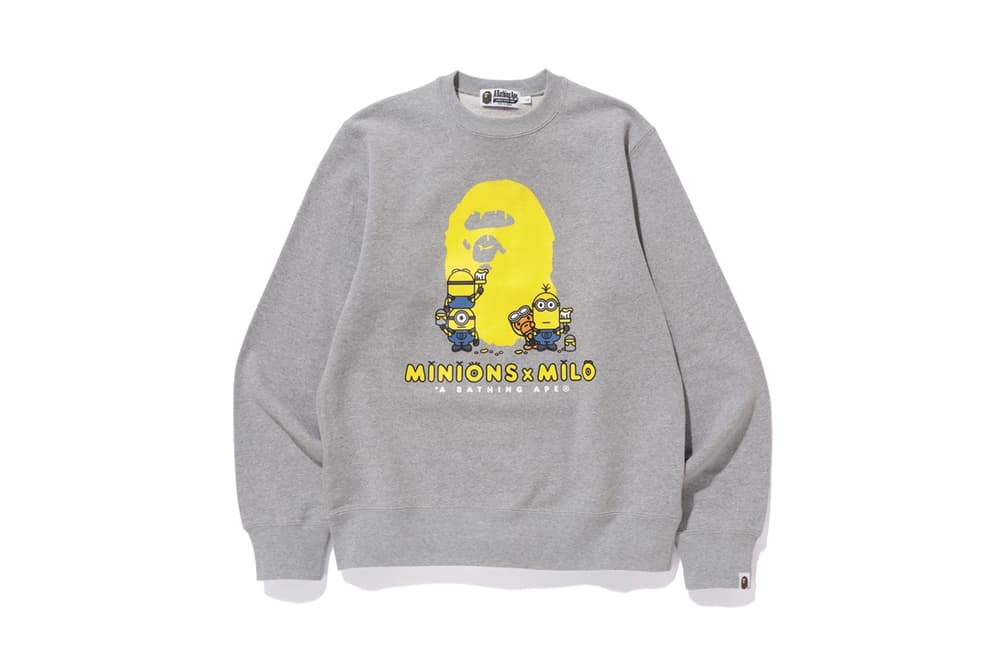 Minions BAPE Baby Milo 2017 Collaboration Despicable Me 3 Bathing Ape Apparel Accessories