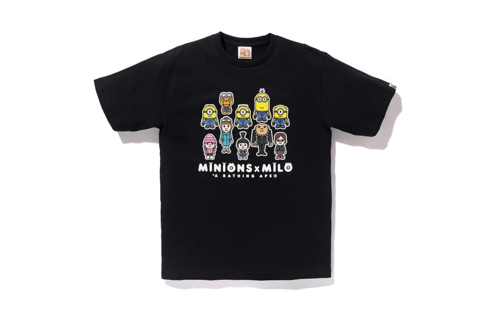 Minions BAPE Baby Milo 2017 Collaboration Despicable Me 3 Bathing Ape Apparel Accessories