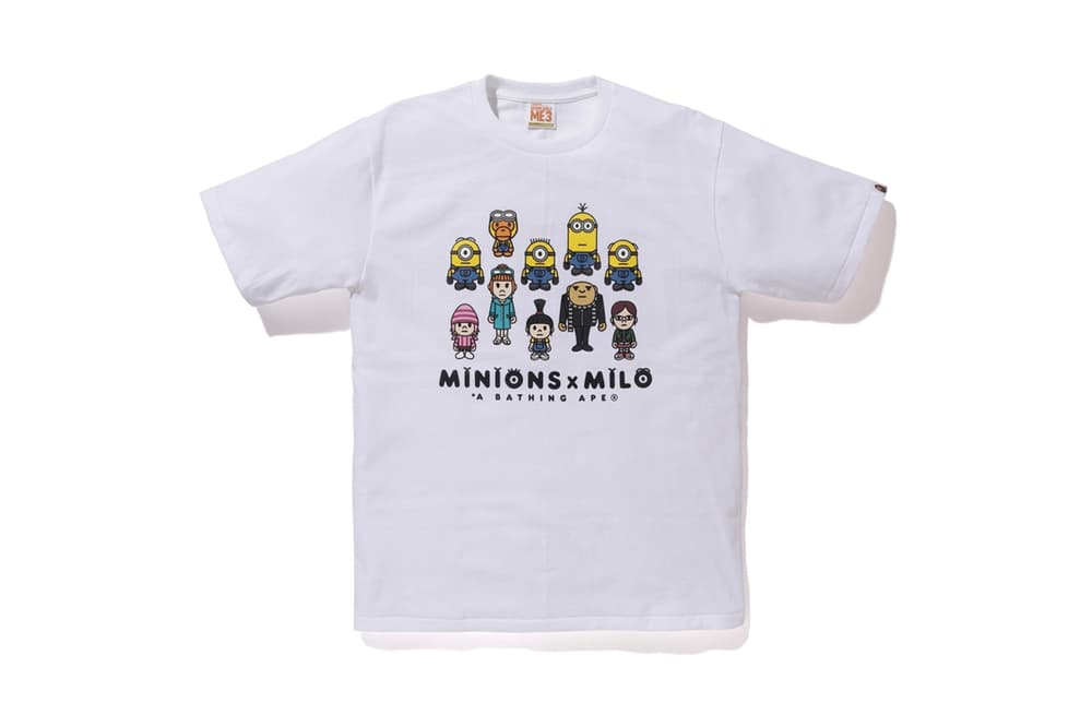 Minions BAPE Baby Milo 2017 Collaboration Despicable Me 3 Bathing Ape Apparel Accessories