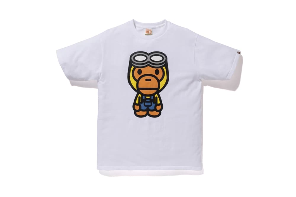 Minions BAPE Baby Milo 2017 Collaboration Despicable Me 3 Bathing Ape Apparel Accessories