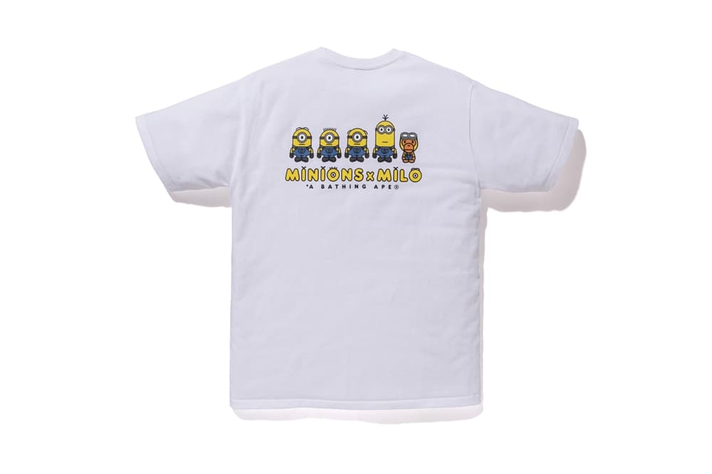 Minions BAPE Baby Milo 2017 Collaboration Despicable Me 3 Bathing Ape Apparel Accessories