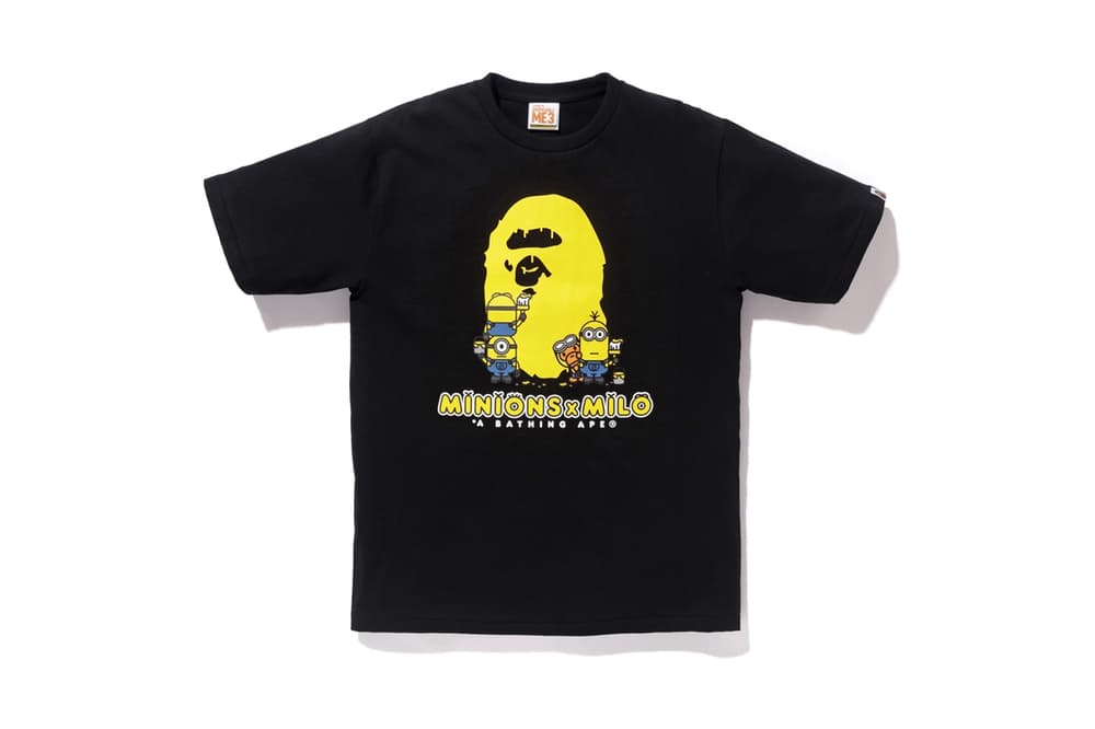 Minions BAPE Baby Milo 2017 Collaboration Despicable Me 3 Bathing Ape Apparel Accessories