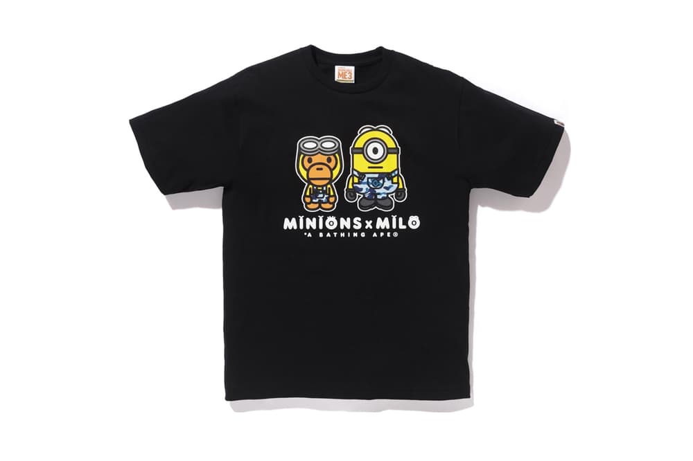 Minions BAPE Baby Milo 2017 Collaboration Despicable Me 3 Bathing Ape Apparel Accessories