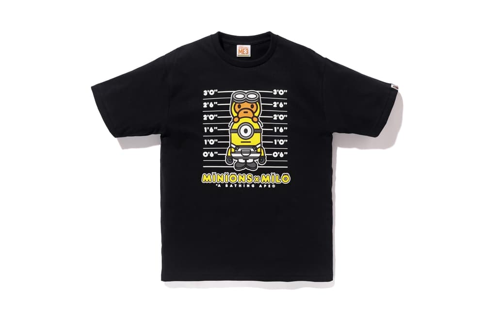 Minions BAPE Baby Milo 2017 Collaboration Despicable Me 3 Bathing Ape Apparel Accessories