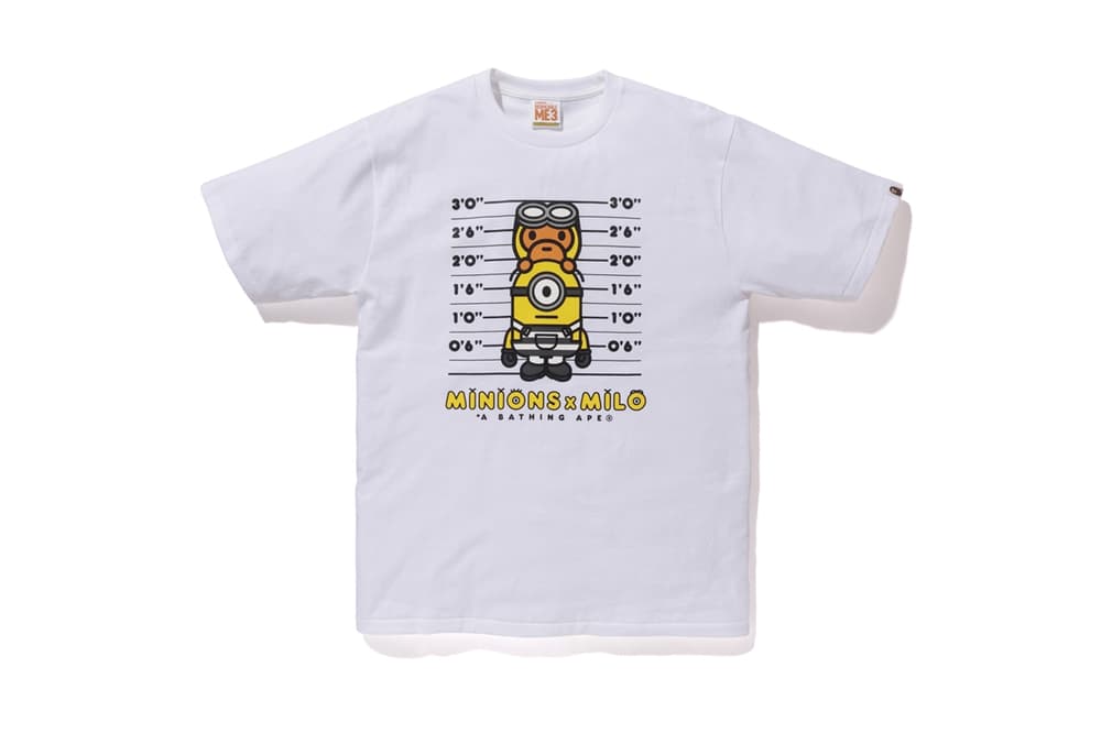 Minions BAPE Baby Milo 2017 Collaboration Despicable Me 3 Bathing Ape Apparel Accessories