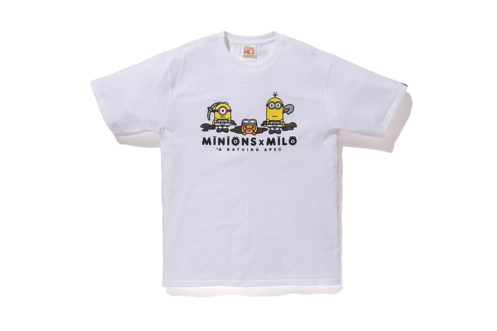 Minions BAPE Baby Milo 2017 Collaboration Despicable Me 3 Bathing Ape Apparel Accessories